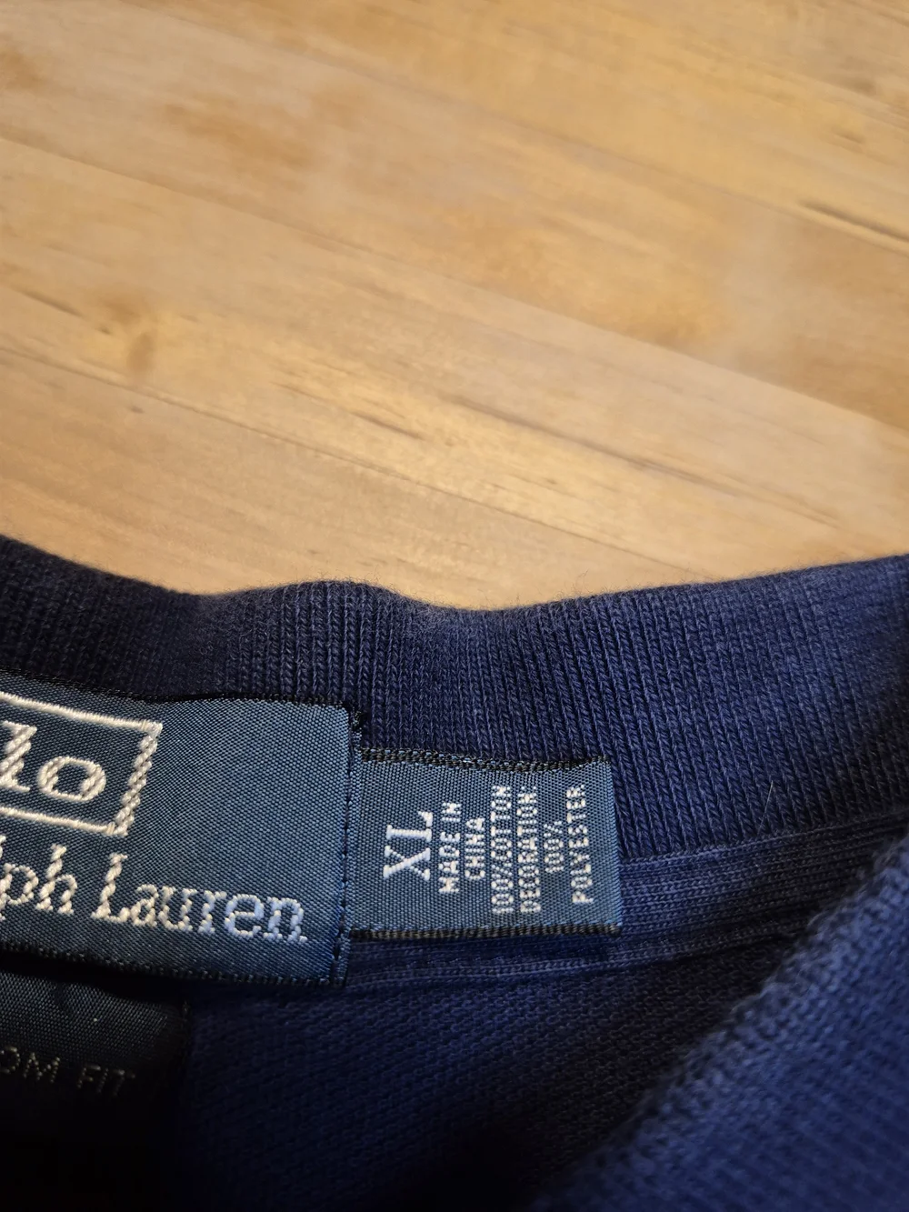 Ralph Lauren Navy Polo with Red Embroidered Lobsters 1821
